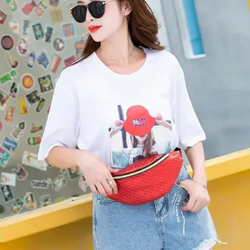 

Ladies Solid Color Shoulder Messenger Handbags Women Waist Fanny Belt Packs PU Leather Crossbody Chest Bags Phone Money Pouch