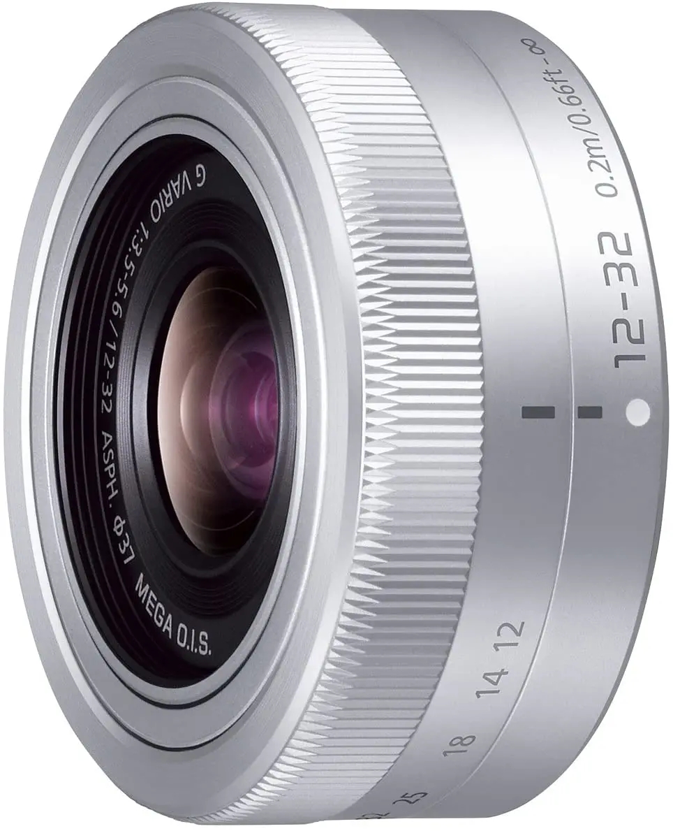 Б/у Panasonic Micro четыре третьих сменных объектива LUMIX G VARIO 12 32 мм/F3.5 5.6 ASPH. / MEGA OIS H