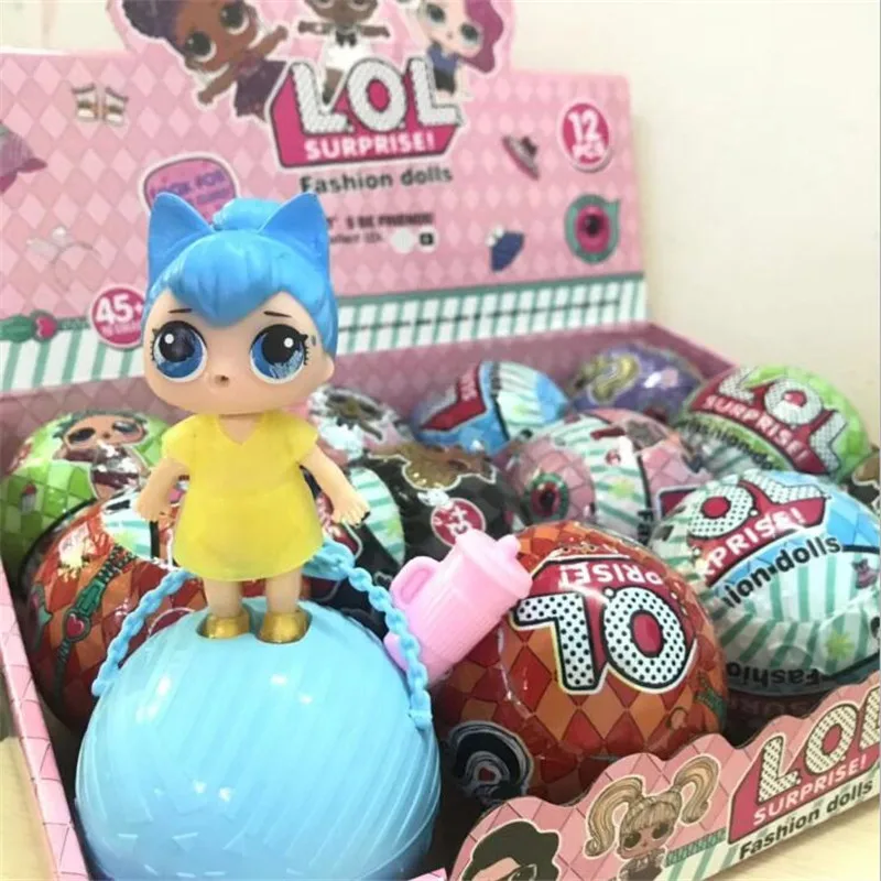 6 Pcs/Set LoL Surprise Demolition Ball Cute LoL Dolls Kids Toys Action Figure Model Children Fun Gifts