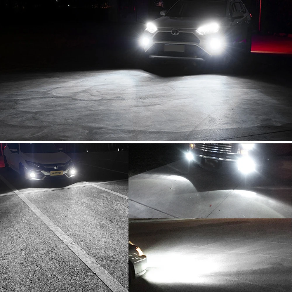 2Pcs H27 880 881 LED Bulb H27W/2 H27W/1 LED H27W Car Fog Light Driving Day Running Lamp Auto 12V 24V 2000LM 6500K White led light led bulb led fog light fog and headlight bulbs
