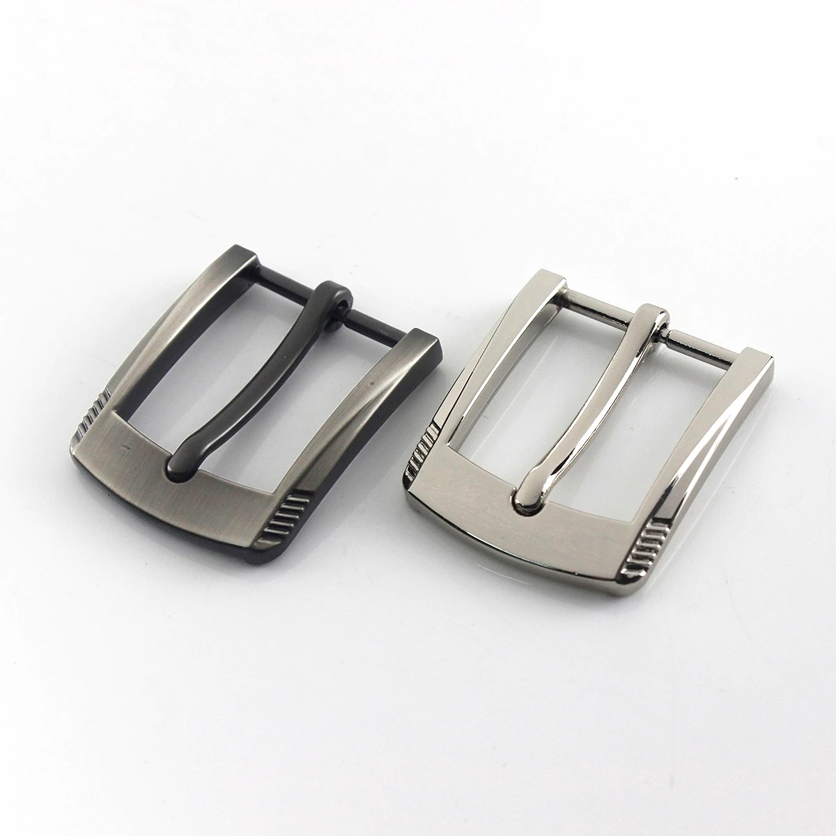1pcs Metal 3cm Belt Buckle Casual Matte brown End Bar Heel