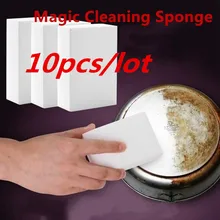 10 шт многофункциональная волшебная меламиновая губка Ластик для чистки кухонные губки для ванной комнаты 100x60x20 мм