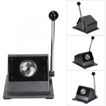 

44mm Manual Circle Round Cutter Button Badge Maker Machine Button Maker 54mm Cutting Diameter Circle Rotary Cutter Sewing Tools