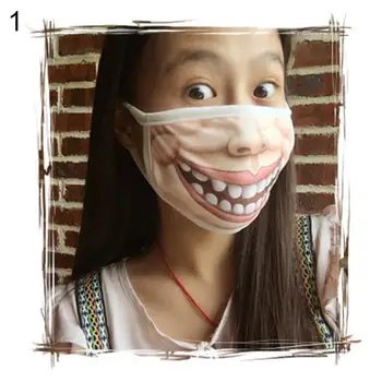 

Outdoor Cycling Sport Adult Men Women Cotton Funny Anti-Dust Mouth Face Mask Washable and reusable　Breathable design