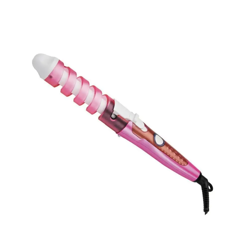 Kemei Electric Auto Spiral Curling Iron Professional Hair Curler Fast Heating Styling Tool EU Plug