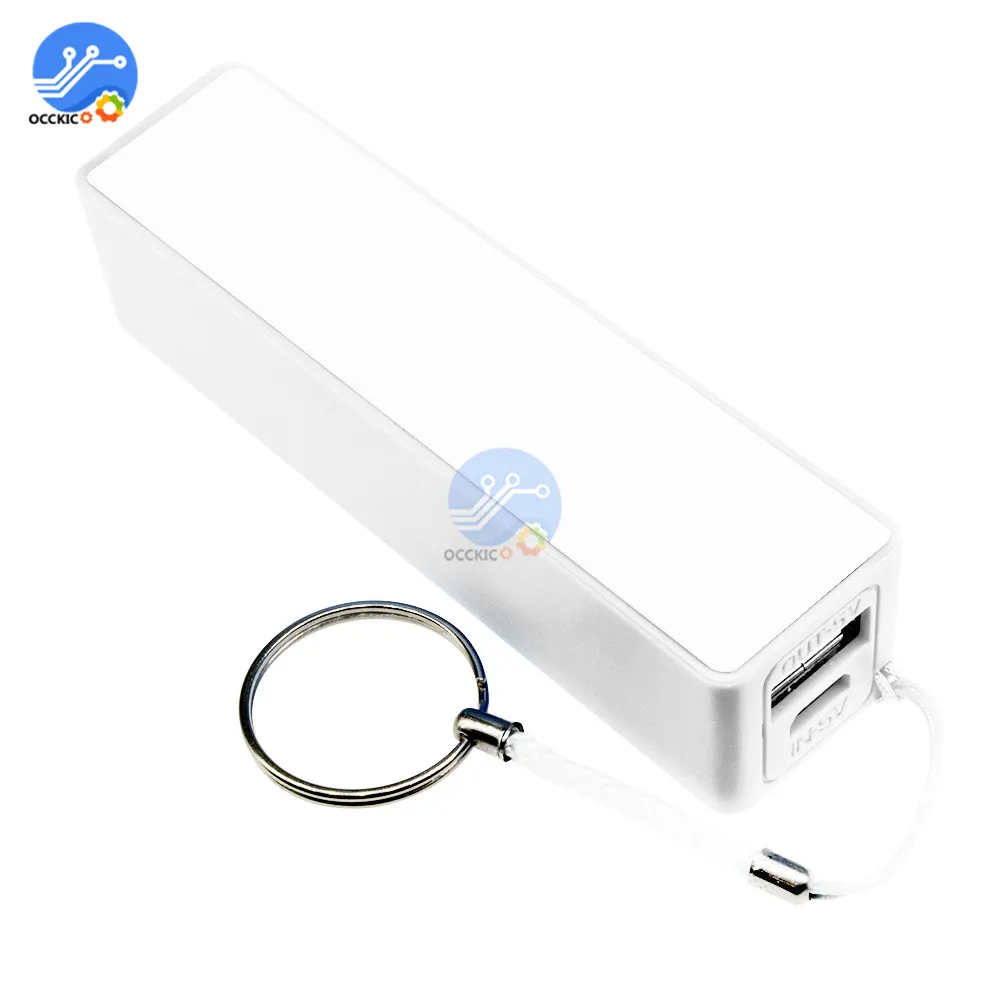 Черный/синий/зеленый/желтый портативный внешний аккумулятор USB для зарядки чехол