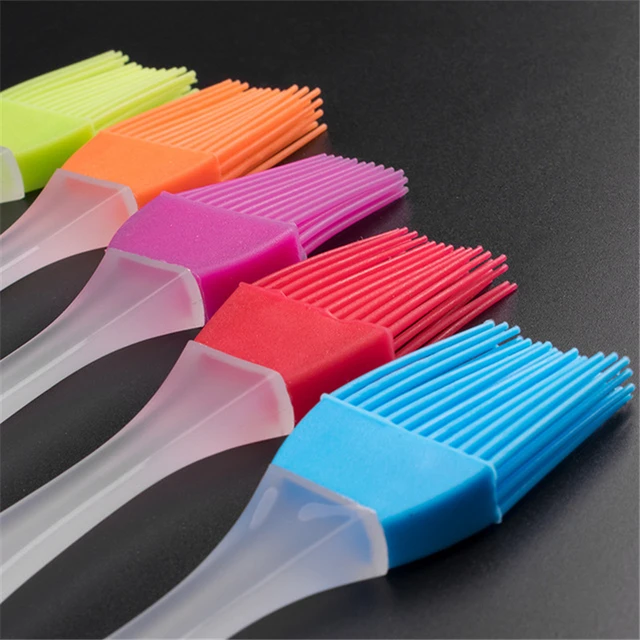 Szilikon Tészta Kefe Sütés Bbq Basting Olajos Főzés Bakeware Edények Magas Hőmérsékletű Ellenállású Konyha Sütőszerszámok - Image 3