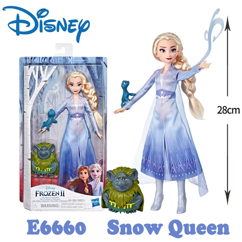 Подлинный disney «Холодное сердце» 2 Классический Эльзы и принцессы Анны из мультфильма «Холодное сердце» модель детские игрушки куклы для детей Штаны для девочек с рождественским изображением подарок E0315