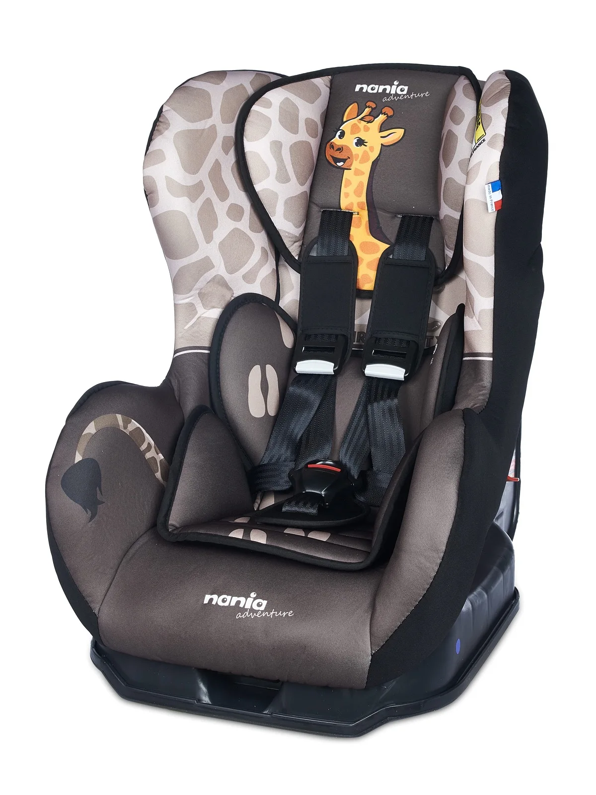 Автокресло детское NANIA COSMO SP GIRAFE ANIMALS кресло в авто гр.0/1/2 | Мать и