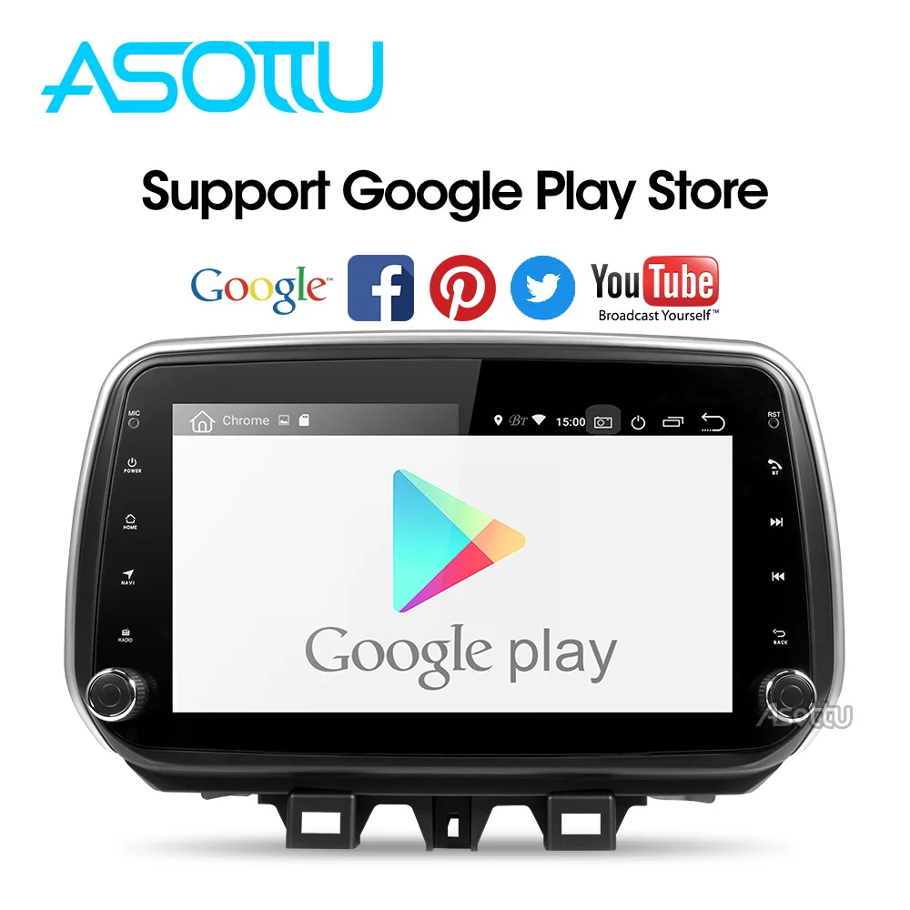 Discount Asottu PX30 android 9.0 car dvd gps player for hyundai Tucson ix35 2018 car dvd gps navigation raido video  player  car stereo 2
