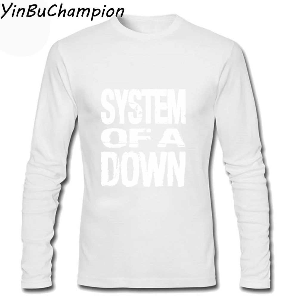 Система логотипа Camisetas Hombre Manga Corta футболки Koszulka мужские с круглым вырезом Hombre с длинным рукавом футболки на заказ мужские футболки - Цвет: Белый