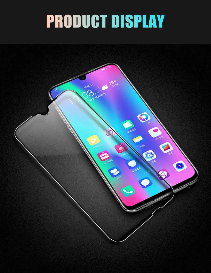 9H Full Tempered Glass For Huawei Honor 10 20 30 Lite 10i 20i 30i Screen Protector 8A 8C 8S 8X 9A 9C 9S 9X Protective Glas Film phone tempered glass