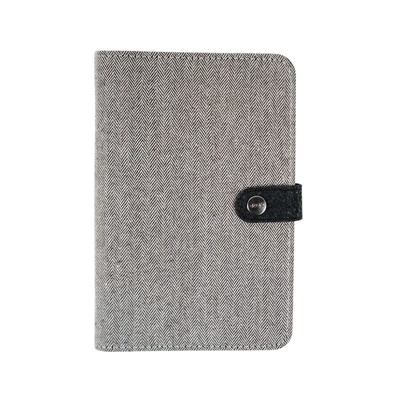 Brown black B A5 A6 винтажный Dashiki Agenda Ring Binder Органайзер планировщик ткань персональный блокнот Jouranl молочный персональный органайзер - Цвет: Brown black B