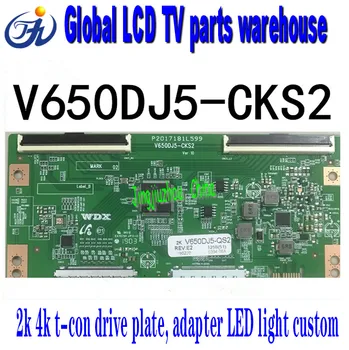 

LED TV T_CONNew upgraded v650dj5-cks2 logic board white barcode v650dj5-qs2 E2 2K in stock T_CONTCON