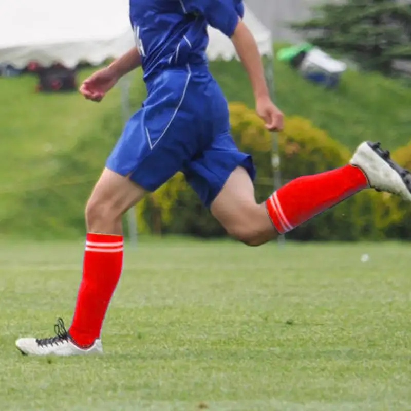 Детские спортивные футбольные длинные носки выше колена бейсбол хоккей детские