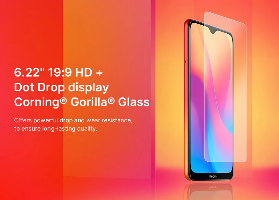 Xiaomi Redmi 8A с глобальной версией, 2 Гб, 32 ГБ, Смартфон Snapdragon TM 439, четыре ядра, 6,22 дюйма, 5000 мАч, 12 МП камера, мобильный телефон, 18 Вт, charg