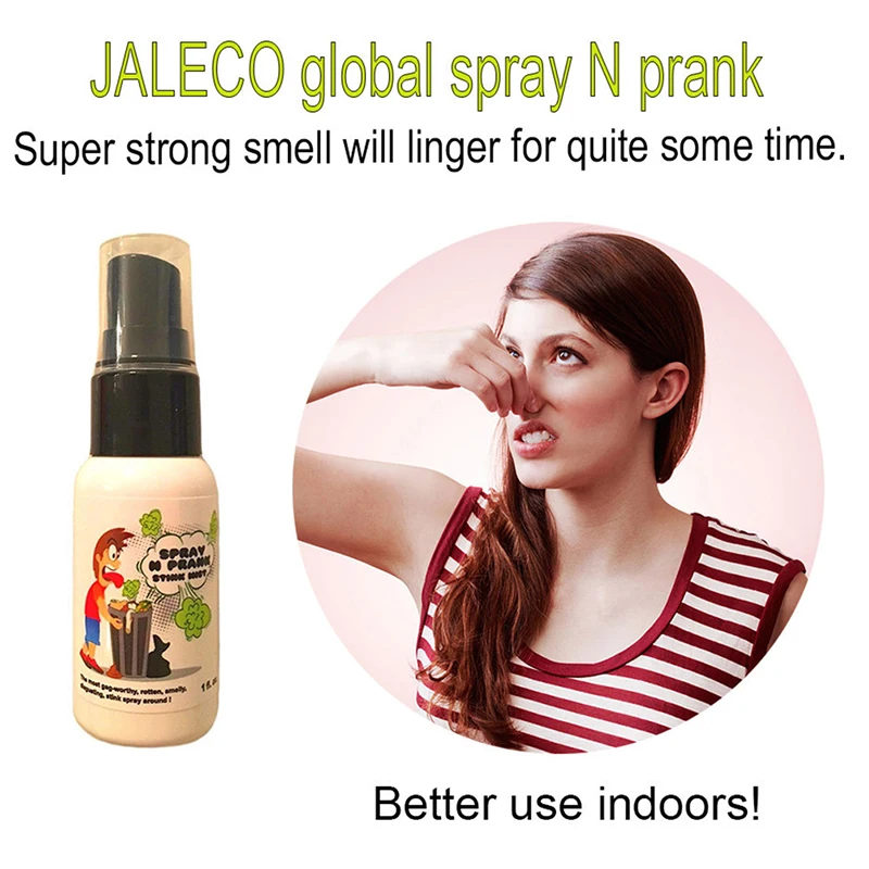 Pulverizador de olores líquido para adultos y niños, juguete de broma de día de brujas de 30ml