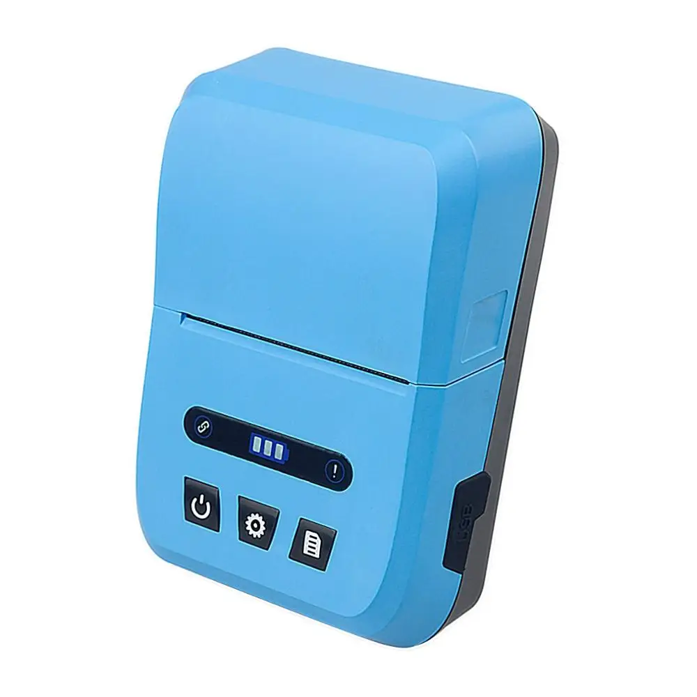 

CE сертификация 58 мм Мобильный Портативный чековый термопринтер bluetooth KMP-II (Bluetooth + USB)