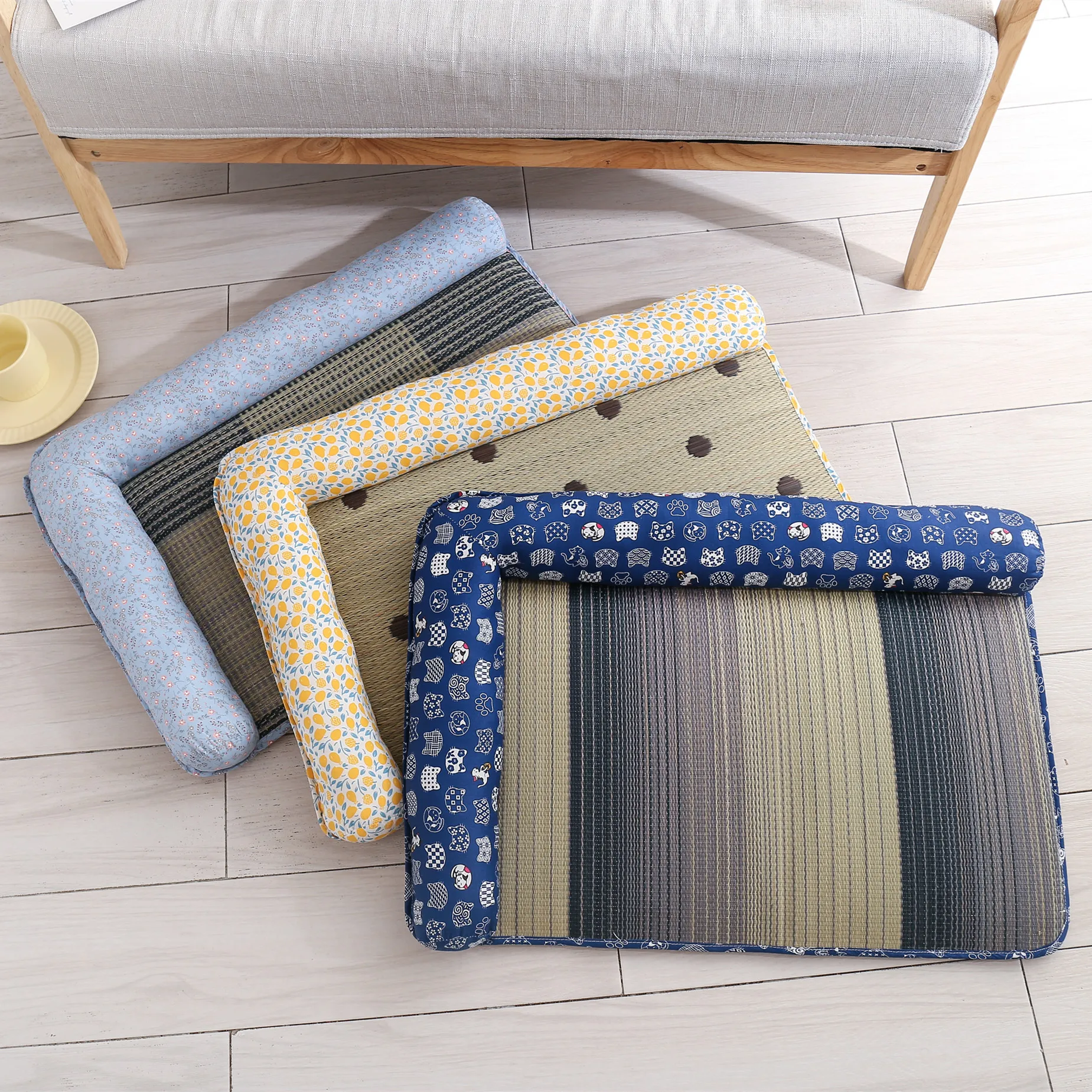 

Cushion Dog Mat Supplies Dog Mattress Summer Cool Nest Cat Mat Bed Bed for Dog Soft Pet Bed Accessories