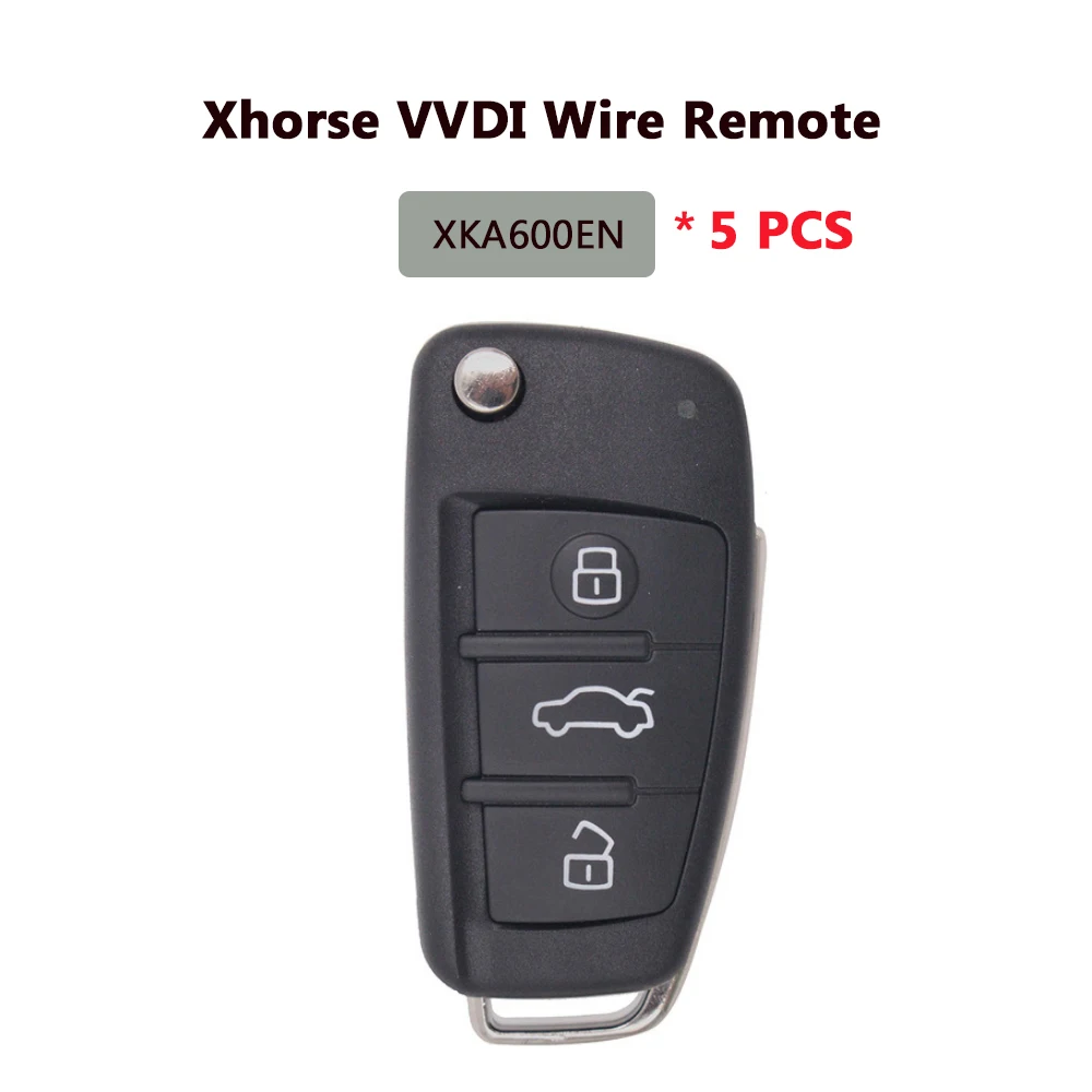 Xhorse X003 Xka600en Universal Remote Key Fob 3 Buttom A6l Q7 Style For