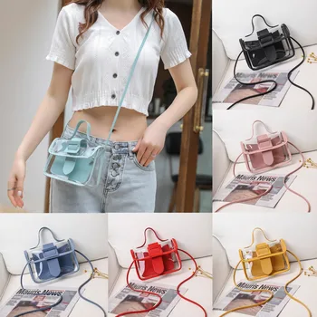 

Fashion Women Beach Phone Bag Crossbody Bag Transparent Shoulder Bag Hand Bag