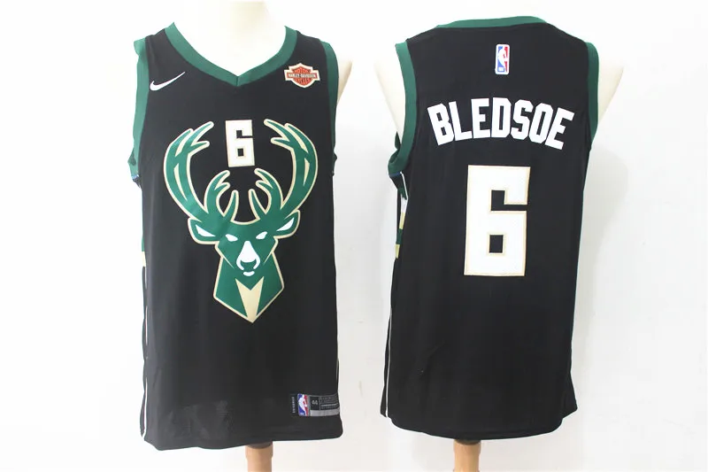 Милуоки Giannis Antetokounmpo Eric Bledsoe баскетбольные майки camiseta maillot - Цвет: AS PICTURE