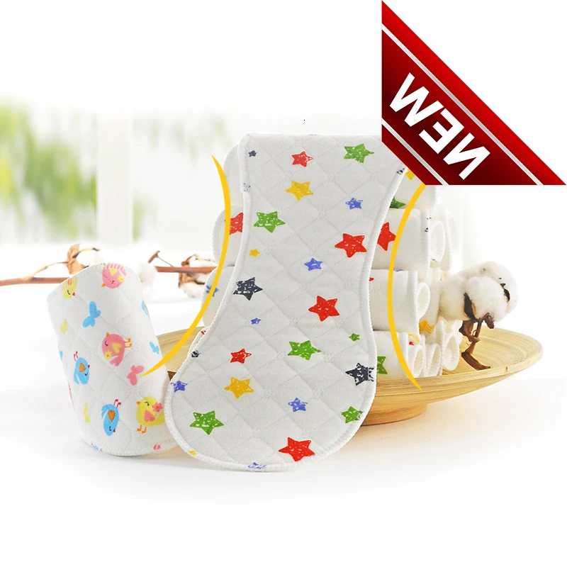 

Reusable Baby Diaper Cloth Diaper Insert 1 Piece 3 Layer Insert 100% Cotton Washable Baby Care Product 10 Pieces Peanut Shape