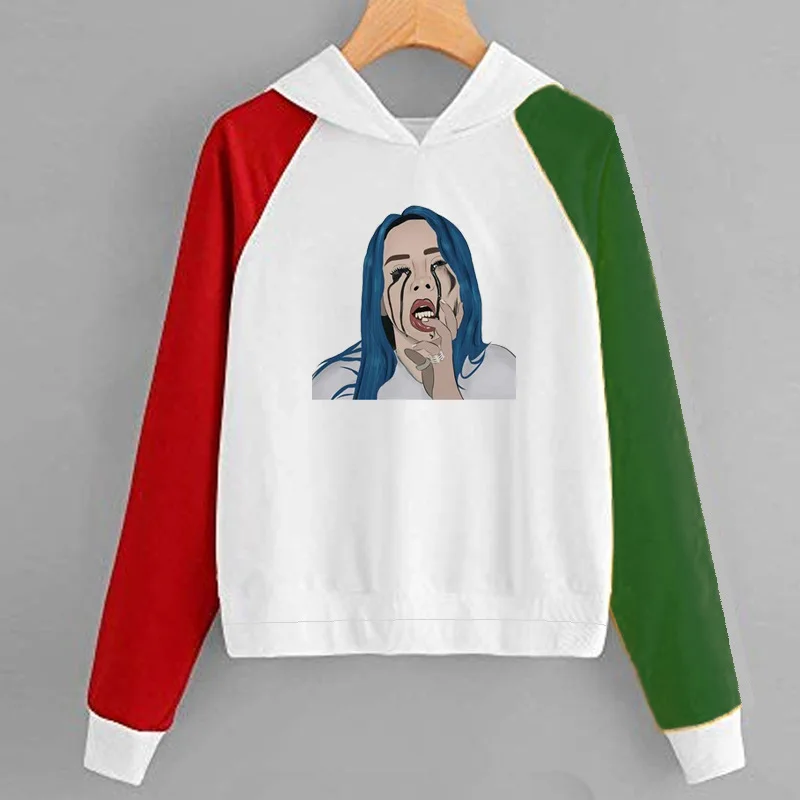 Billie Eilish, толстовка для мальчиков, куртка, пальто, комикс, мультфильм, американский рэпер, Billie Eilish, толстовка, для женщин, мужчин, хип-хоп, толстовки