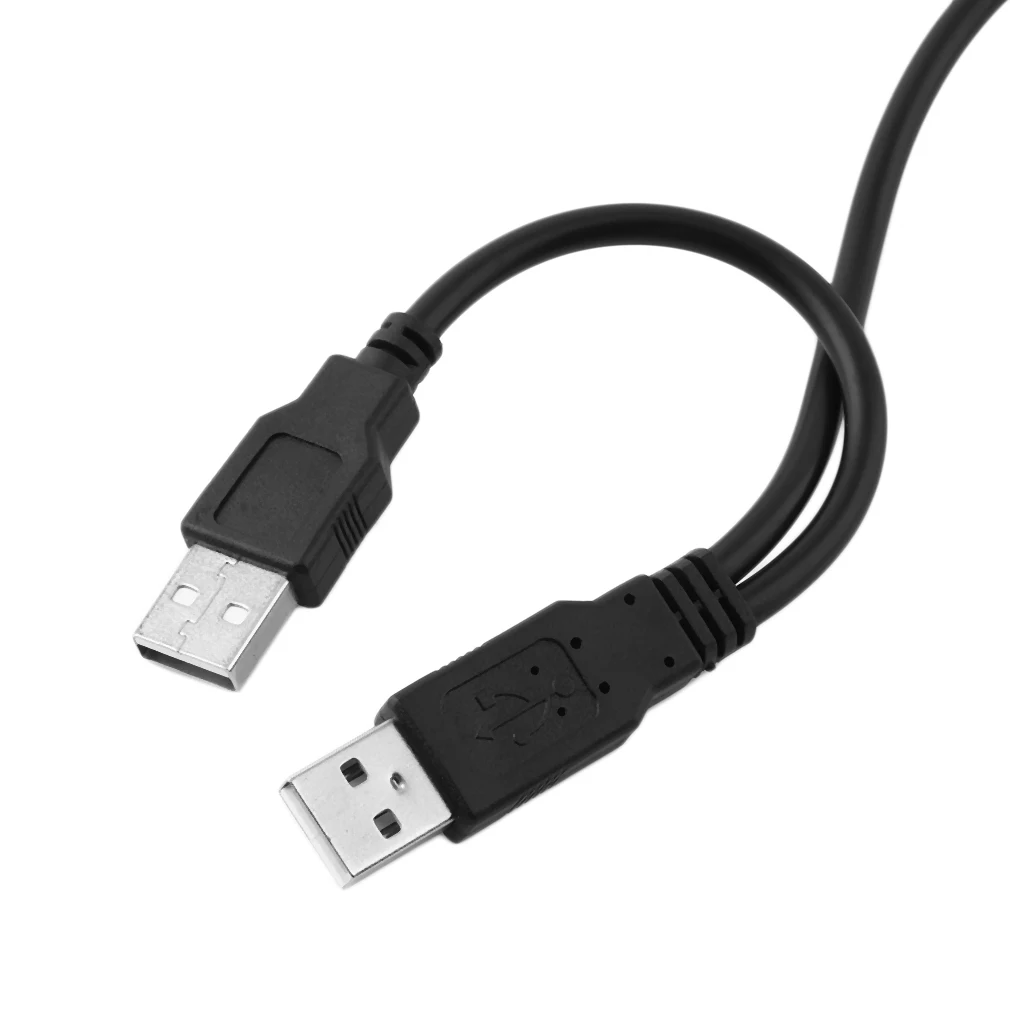 Портативный размер двойной USB для SATA линии USB2.0 данных и кабель питания адаптер