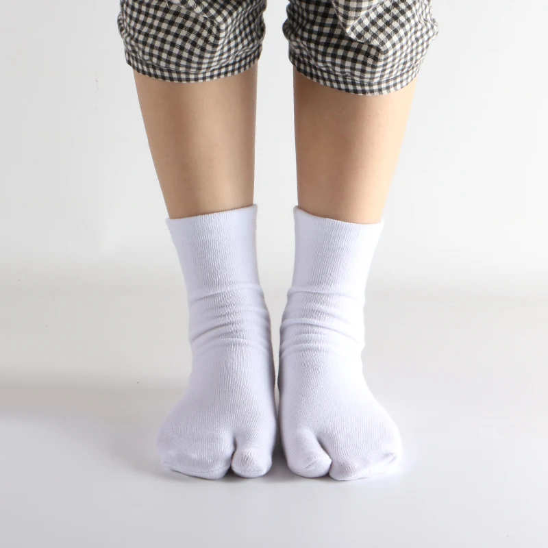 5 Pairs Tabi-socks Two-toed Sock Finger Toe Cotton Men Women Clogs Wear Antibacterial