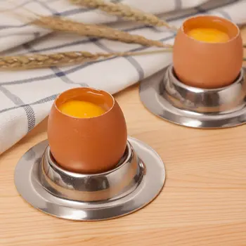 

Stainless Steel Egg Spring Placement Rack Spiral Frame Egg Cup Holder Breakfast Kitchen Tool N06