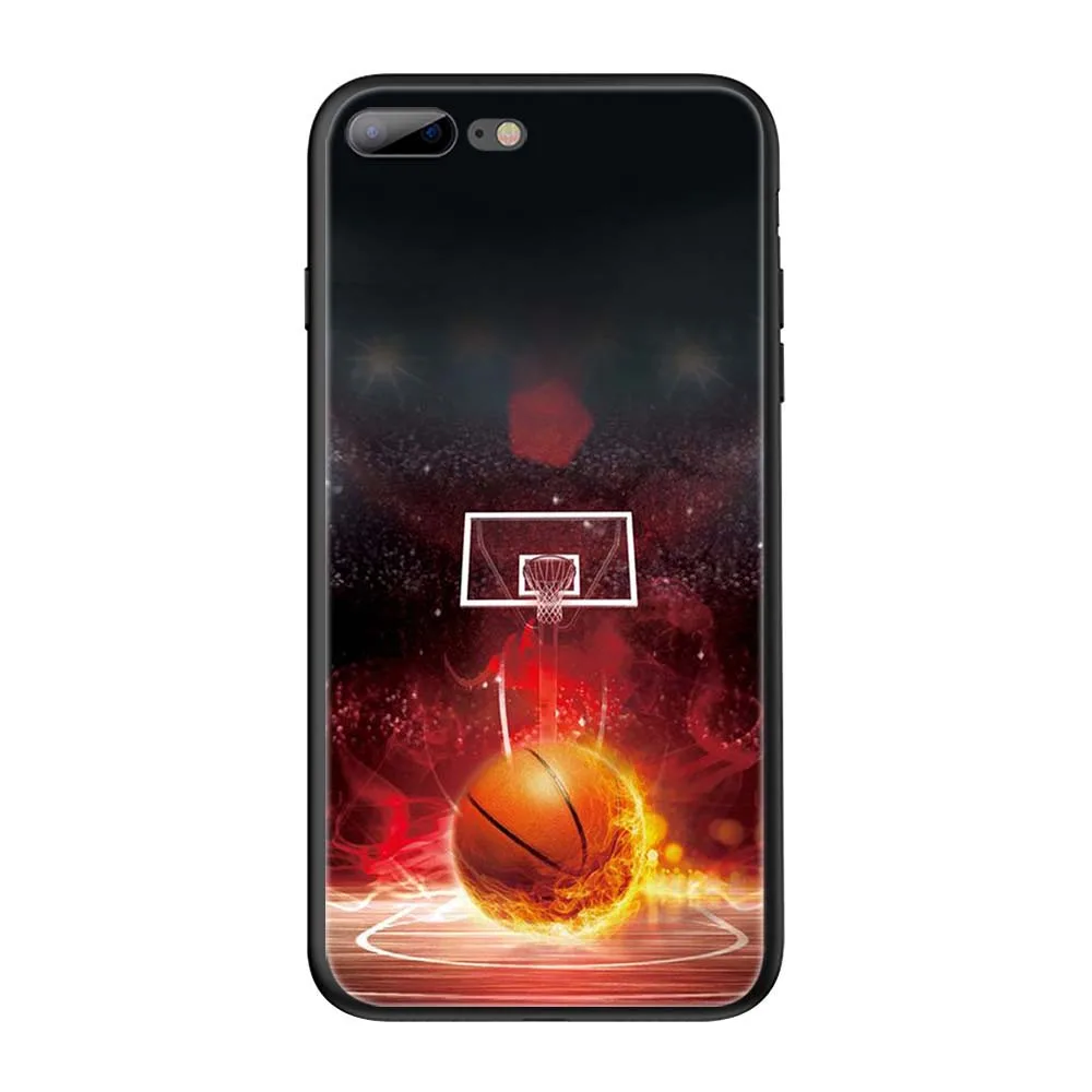 18 Lavaza огненно-Баскетбольный мяч Dunk ТПУ мягкий чехол для OPPO A1K A3s A5s A7 A37 A39 A57 A77 A5 A9 F3 F9 Рено 10x - Цвет: 18