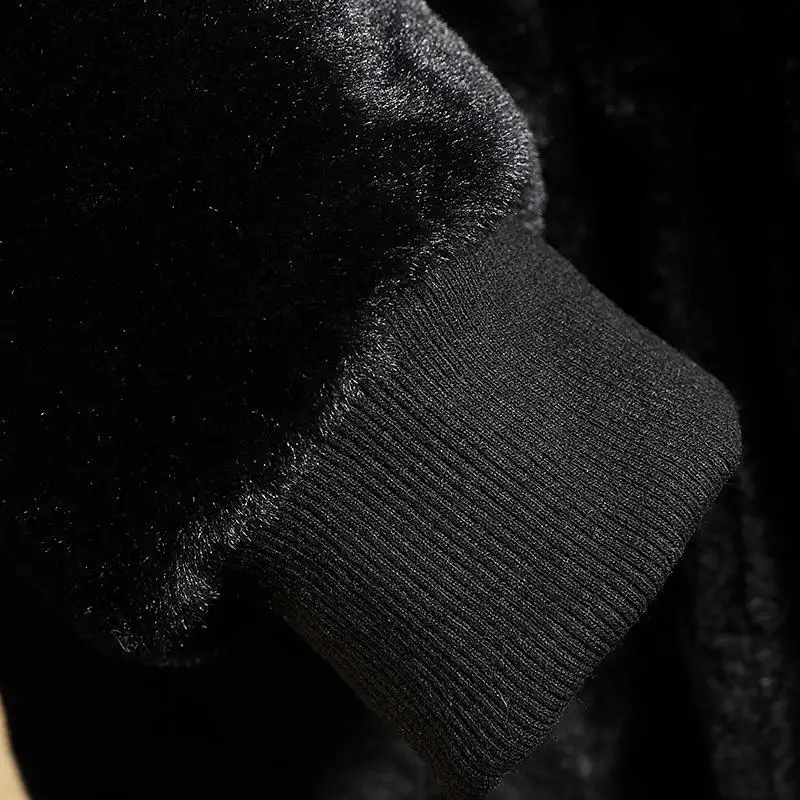 Winter High Quality Thicken Faux Fur Coat Men X-Long Sections Woolen Warm Coat Men Teddy Casual Overcoat Men Clothes XXXXXL