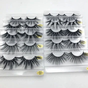

Mikiwi wholesale 3D mink eyelashes popular long thick mink lashes custom Volumn individual dramatic 25mm length lashes