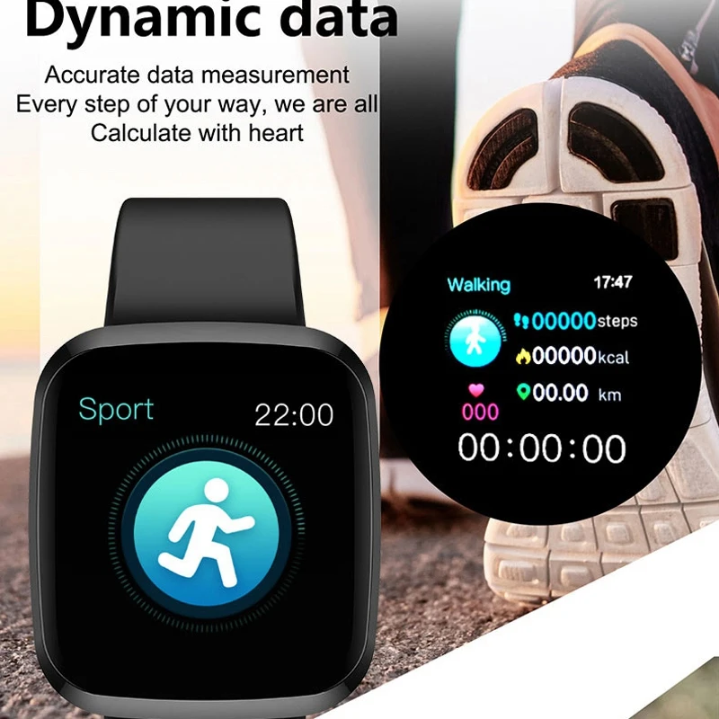 ZI5 Smart Watch Women Men Smart watch for Android IOS Electronics Smart Clock Fitness Tracker Silicone Strap Smart Watch Back