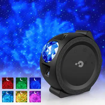 

360-Degree Rotating Sky Star Light With Voice Control 6 Mode Is Perfect For Children and Adult Bedrooms And Parties