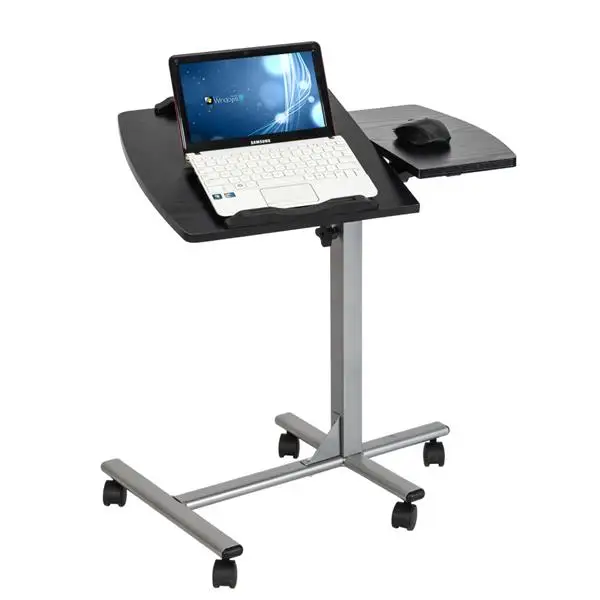 #Special Offers Five-Wheel Home Use Multifunctional Lifting Removable Computer Desk Black & Silver,standing desk, laptop desk , study table. #Special Offers Five-Wheel Home Use Multifunctional Lifting Removable Computer Desk Black & Silver,standing desk, laptop desk , study table.