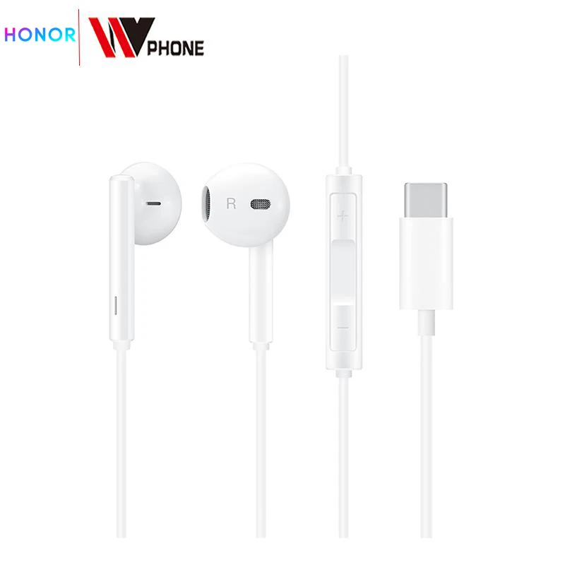 Honor AM33 наушники-вкладыши гарнитура с микрофоном пульт дистанционного управления для телефона Android type-c порт