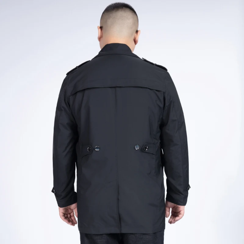 Большие новые большие размеры 8xl 7xl 6xl модные высококачественные пальто мужские повседневные Длинные ветровка пальто на молнии