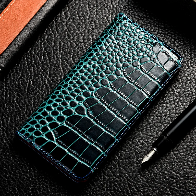 С принтом «крокодиловая кожа»; флип-чехол из натуральной кожи чехол для Micromax D320 Q346 Q351 Q380 Q414 AQ5001 Q4251 Q4101 кожаный чехол s - Цвет: Blue