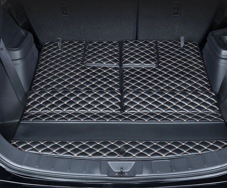 Leather For Mitsubishi Outlander 4WD 2WD 2013 2014 2015 2016 2017 2018 2019 2020 2021 Trunk mat mats Rug Carpet Accessories Leather For Mitsubishi Outlander 4WD 2WD 2013 2014 2015 2016 2017 2018 2019 2020 2021 Trunk mat mats Rug Carpet Accessories