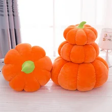 1 шт., подушка с изображением тыквы плюшевая игрушка-овощ Хэллоуин мягкие подушки детские забавные креативные подарки