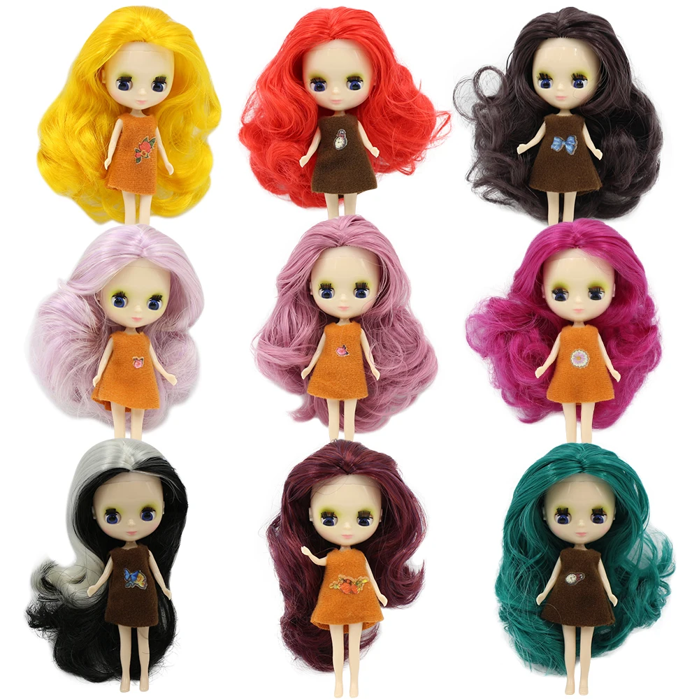 ICY Mini Pullip кукла 11 см много видов волос цвета одежды случайный № 2|Куклы| |