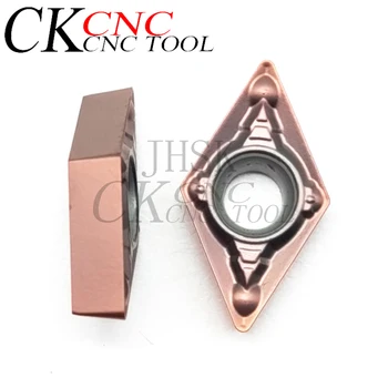 

10pcs DCMT070204-MV MM25 High quality Internal Turning Tools Carbide inserts DCMT070204 Cutting Tool CNC Lathe cutter blade