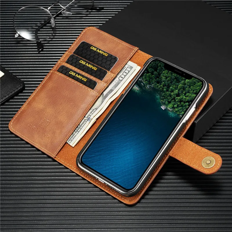 Magnetic Leather Case for iPhone 12 13 11 Pro XS Max XR X 8 7 6 6S Plus Wallet Card Bag Cover for Samsung S21 Ultra S20 FE Coque best cases for iphone 13 