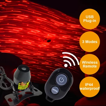 

Music Sound Control Car Starry Projection Lights Wireless Remote Spotlight DJ Stage Lighting Effect Interior Decorative Lamps