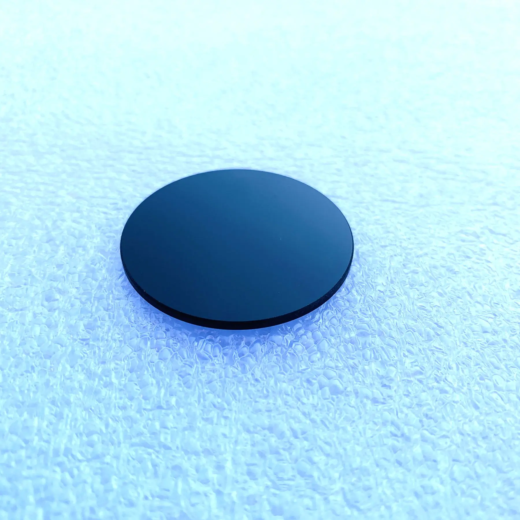 Size customization 254nm uv pass filter glass for uv flashlight