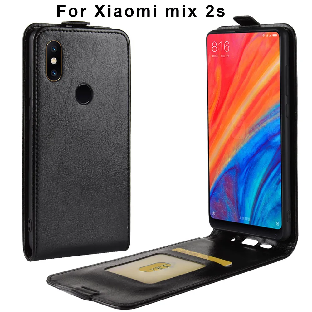 MUSTTRUE Luxury Flip leather case For on Xiaomi mix 2s Back Magnetic Phone Case mix2s Cover |