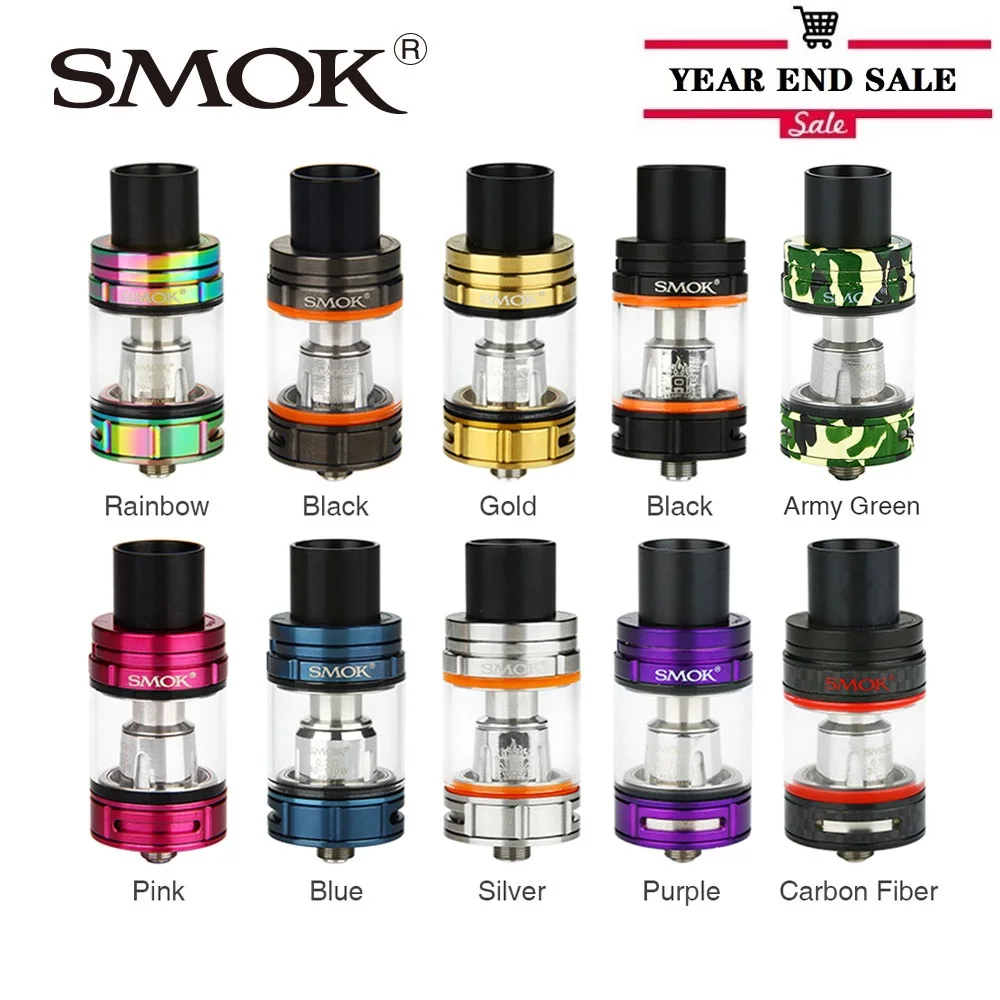 

Original SMOK TFV8 Big Baby Beast Tank Atomizer 2ml with V8 BabyCoil Head Top Refill Vape Tank Vs TfV12 prince/ Zeus X