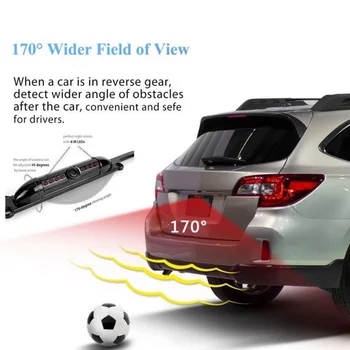 

License Plate Frame With Car Camera Auto Reverse Adjustable Angle High Temperature Resistant Auto Accessories Led HD NightVision